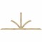 Ekena Millwork Richland Rough Sawn Timber Gable Bracket, Douglas Fir, 108"W x 45"H x 2"D x 4"F, 10/12 Pitch GBW108X45X0204RIC00RDF - alternate 1
